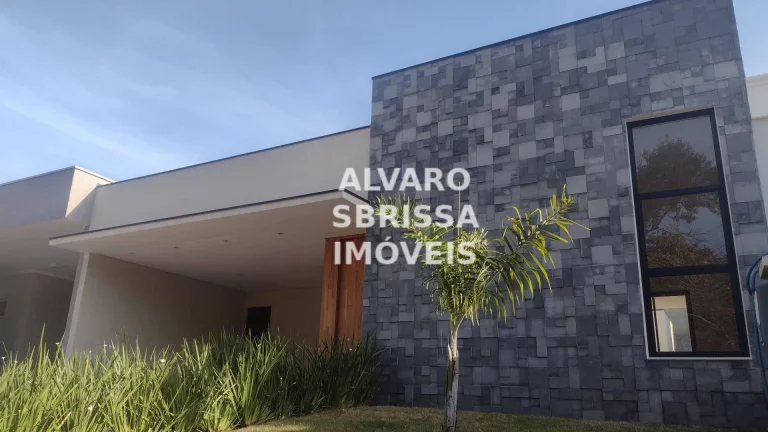 Imagem Casa térrea nova à venda com 3 suítes 360 m2 no Condomínio Vila dos Manacás próximo ao Plaza Shopping localização privilegiada!