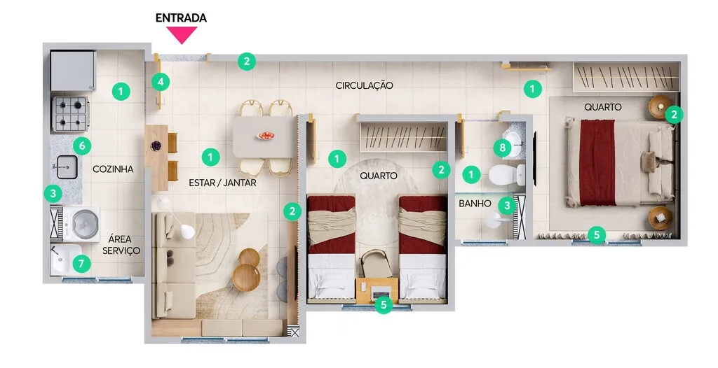 Imagem Apartamento à venda no bairro Residencial Alfa - Goiânia/GO