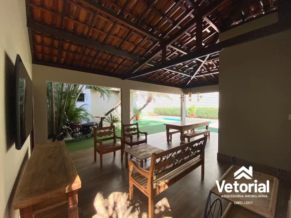 Imagem Casa de luxo à venda em Barreiras-BA, bairro Renato Gonçalves: 4 quartos, 3 suítes, 3 salas, 2 banheiros, 4 vagas, 400m². Confira!