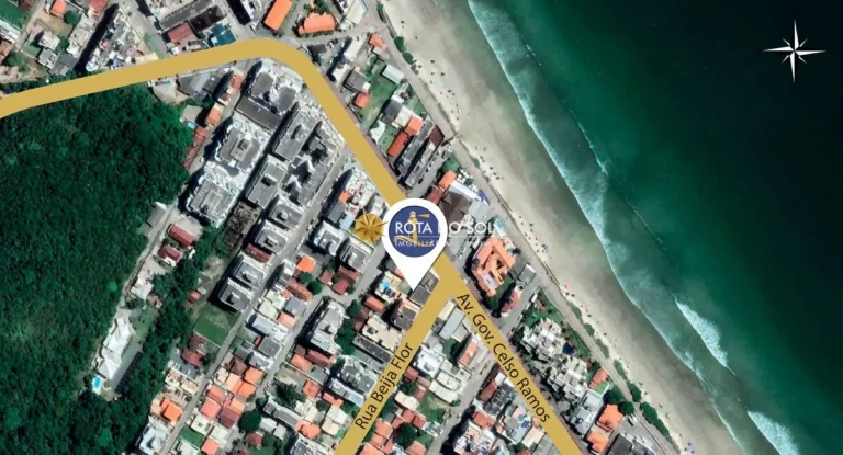 Imagem Farol de Bombas Apartamento 3 suítes vista mar Praia Bombas Bombinhas SC