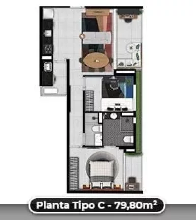 Imagem Apartamento à Venda Na Vila Mariana Com 2 Dormitórios e 1 Vaga - Em obras