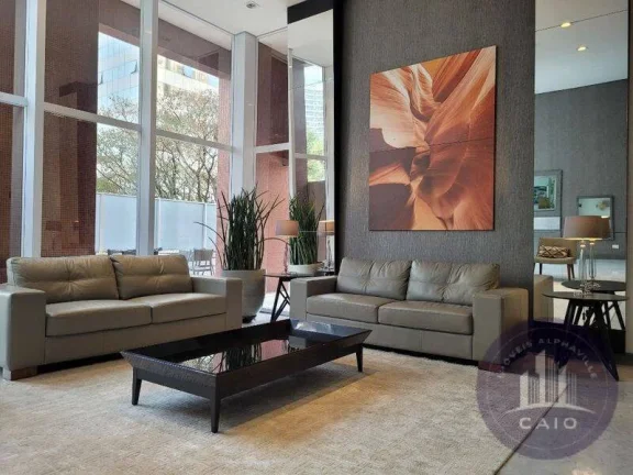 Imagem Apartamento 1 suíte para alugar, 55m² por R$ 5.990/mês- Alphaville/SP