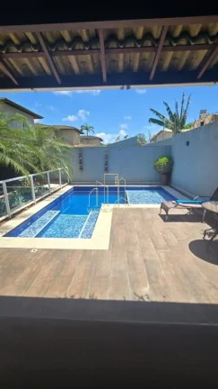 Imagem Casa em condomínio fechado com duas suítes espaço gourmet piscina a venda no Verdes Mares em Piatã