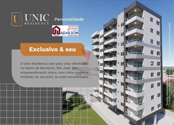 Imagem Unic Residence, Um apto prática e revigorante com uma linda Vista Mar
