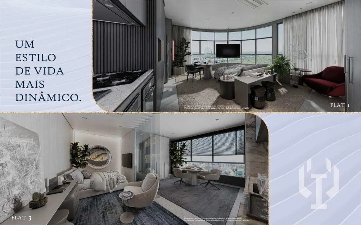 Imagem Flat à venda, no Dubai Mall Porto Belo em Porto Belo, Perequê, com 1 quarto, 37m2