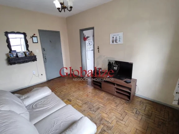 Foto do imóvel Apartamento à venda com 2 dormitórios e 1 vaga no bairro da Vila Mathias em Santos por R$ 290.000,00