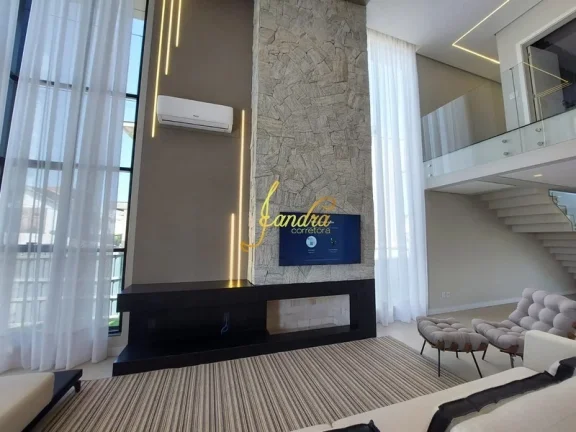Imagem Sobrado beira de lago com 05 suítes piscina mobiliado e decorado
