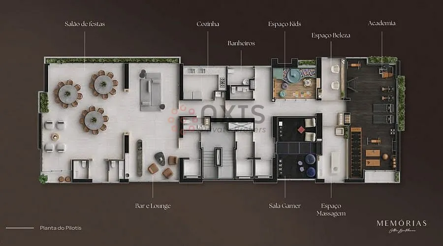 Imagem Área Privativa 4 Quartos em Lourdes - Lazer completo