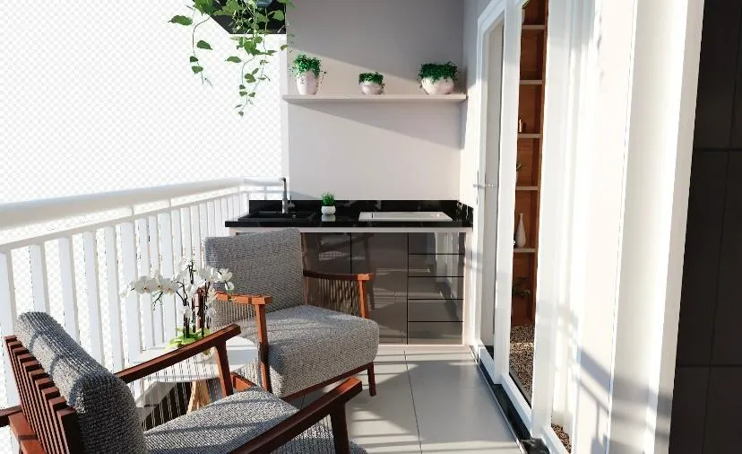 Imagem Apartamento de 69m² com 3 Dormitórios localizado no Reserva Carvalho Residencial