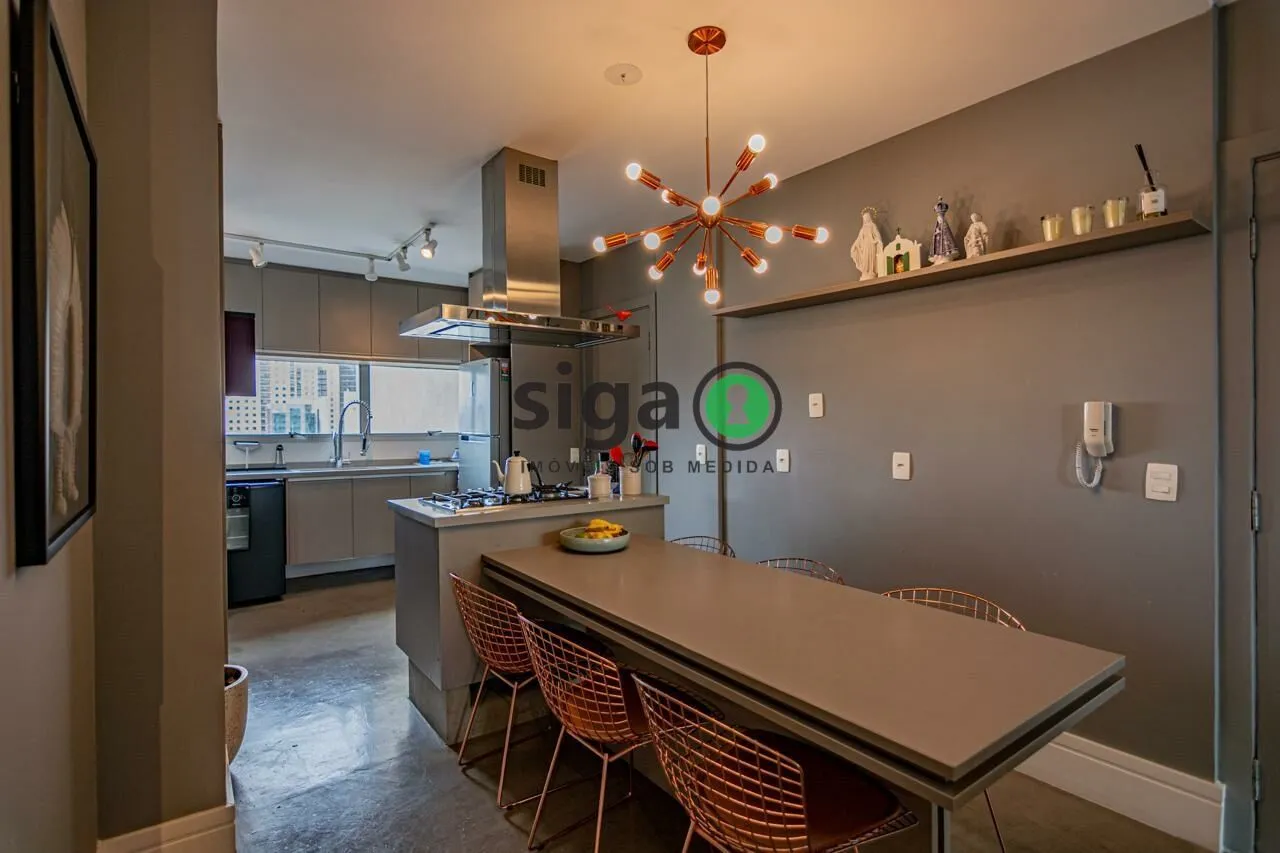 Imagem Apartamento Mobiliado no Itaim! com 2 quartos e 1 vaga.