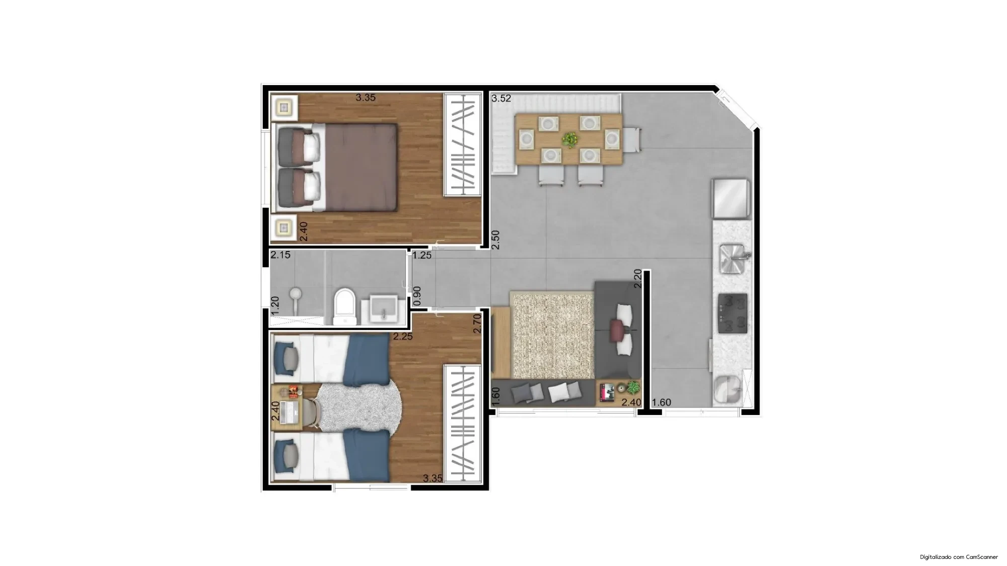 Imagem Apartamento com 1 Quarto à Venda, 35 m² em Nova Itapevi - Itapevi