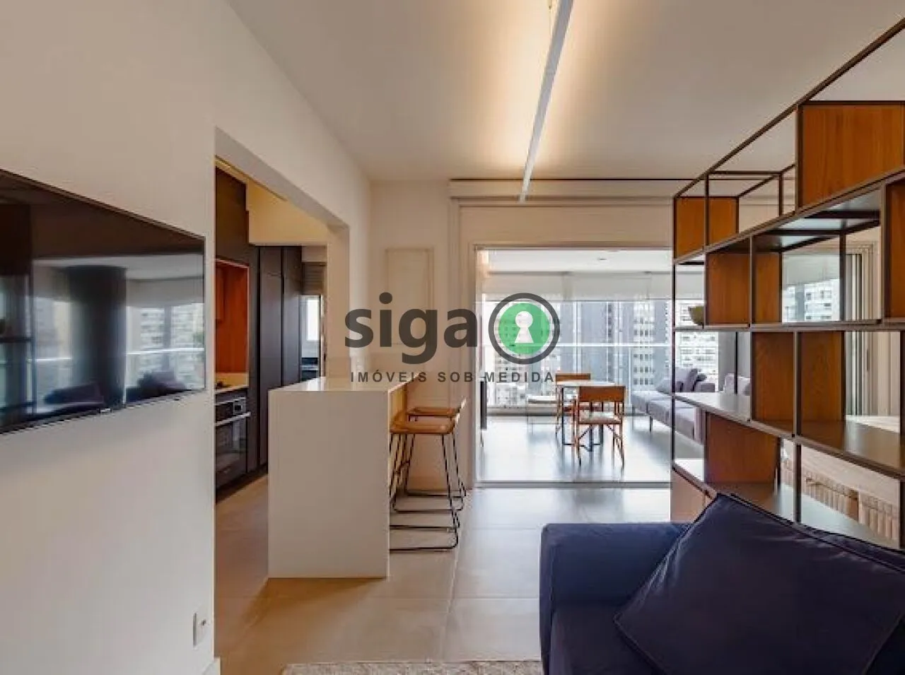 Imagem Lindo apartamento em Pinheiros com 1 quarto, 1 vaga , Mobiliado, à venda , imperdível!