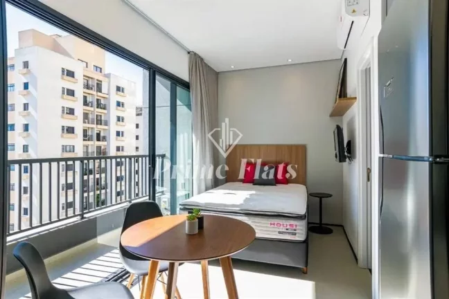 Foto do imóvel Flat disponível para venda On Alvorada, com 28,89m² e 1 dormitório em Rua Valdir Niemeyer