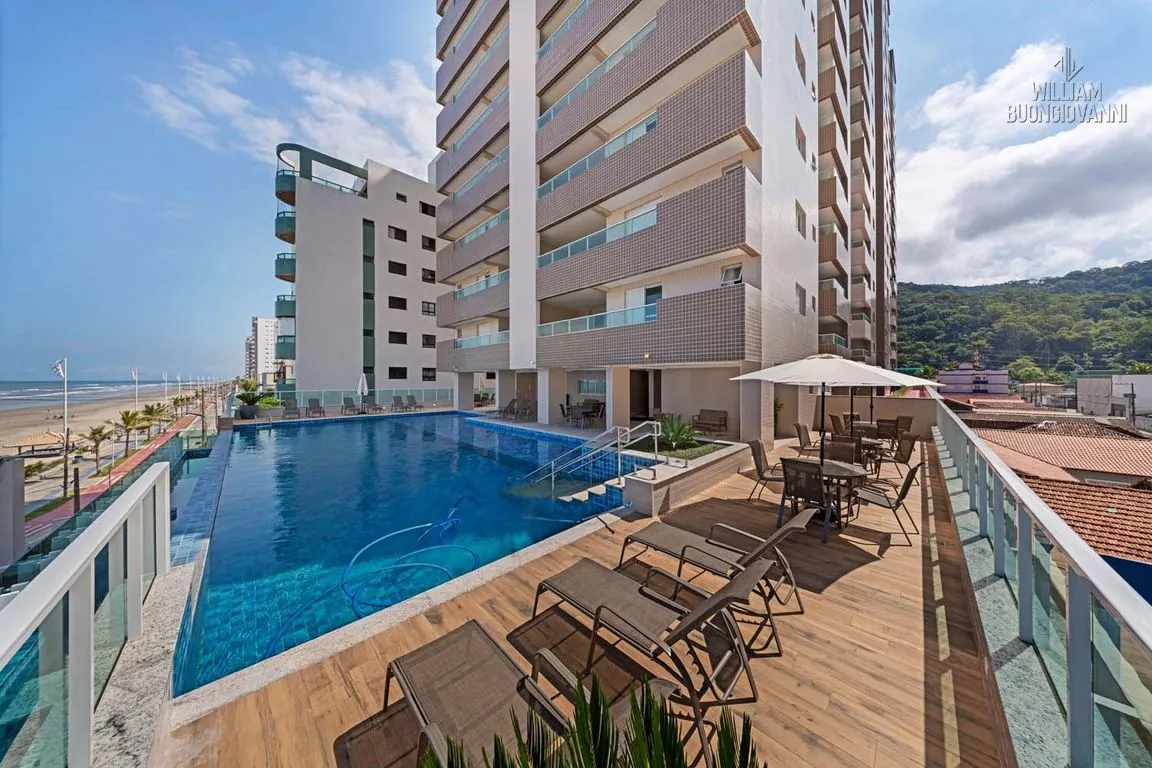 Imagem Apartamento 3 dormitórios sendo 1 suíte frente mar - Mongaguá