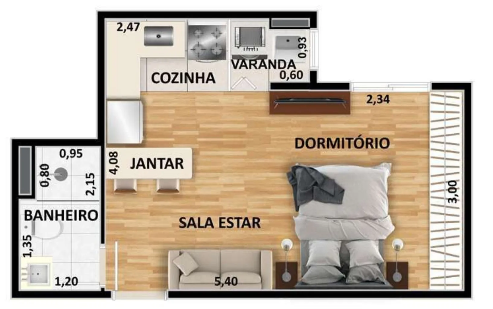 Imagem APARTAMENTO RESIDENCIAL em São Paulo - SP, Vila Parque Jabaquara