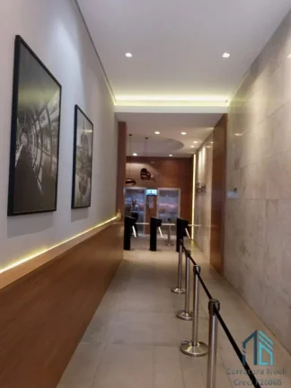 Imagem Sala comercial 90 m², dividida em recepção, copa, banheiro e ambiente para dois (escritórios -consultórios) Curitiba PR