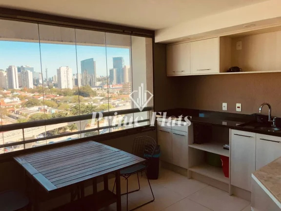 Foto do imóvel Flat disponível para venda no Gran Estanconfor Veranda Berrini no Brooklin, com 60m², 2 dormitórios e 1 vaga de garagem em Rua Ribeiro do Vale