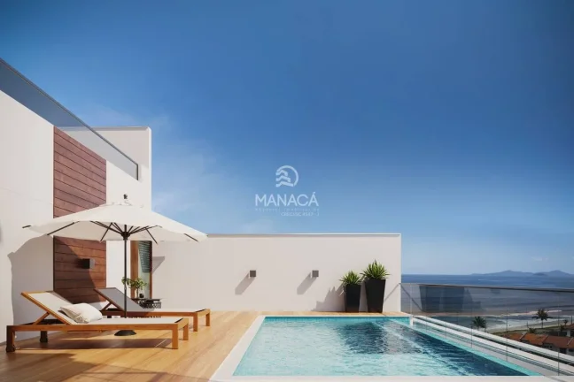 Imagem apartamento 3 suítes 4 banheiros 2 vagas vista mar Tabuleiro