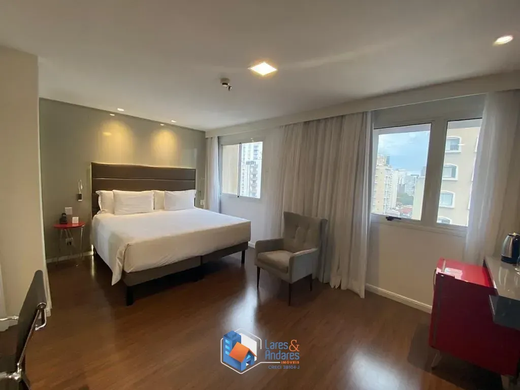 Imagem Flat para venda em Vila Olímpia com 1 quarto, sendo 1 suíte, 29m²