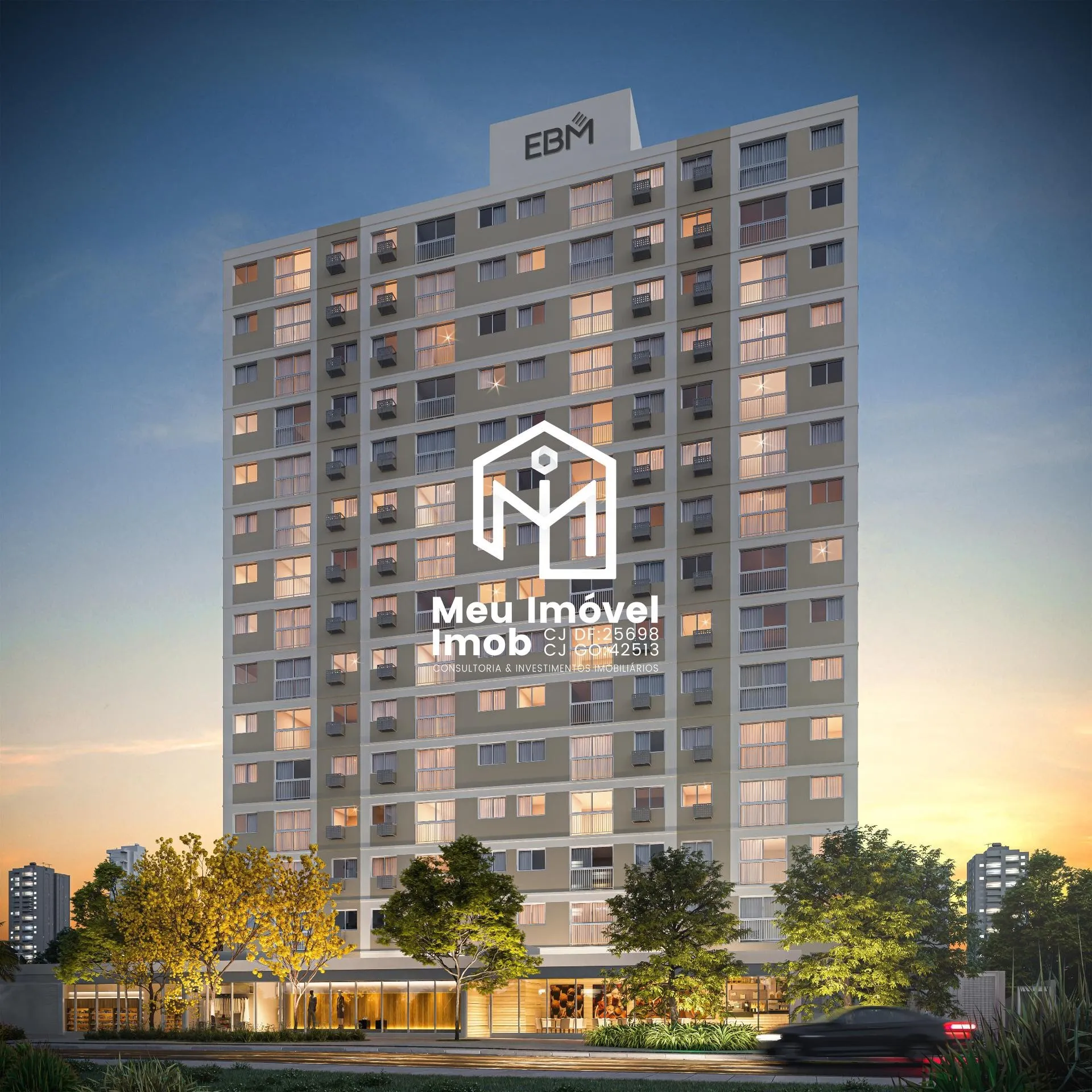 Imagem Now 29 APTO 2 Quartos 1 Vaga 46m² Ceilândia/DF