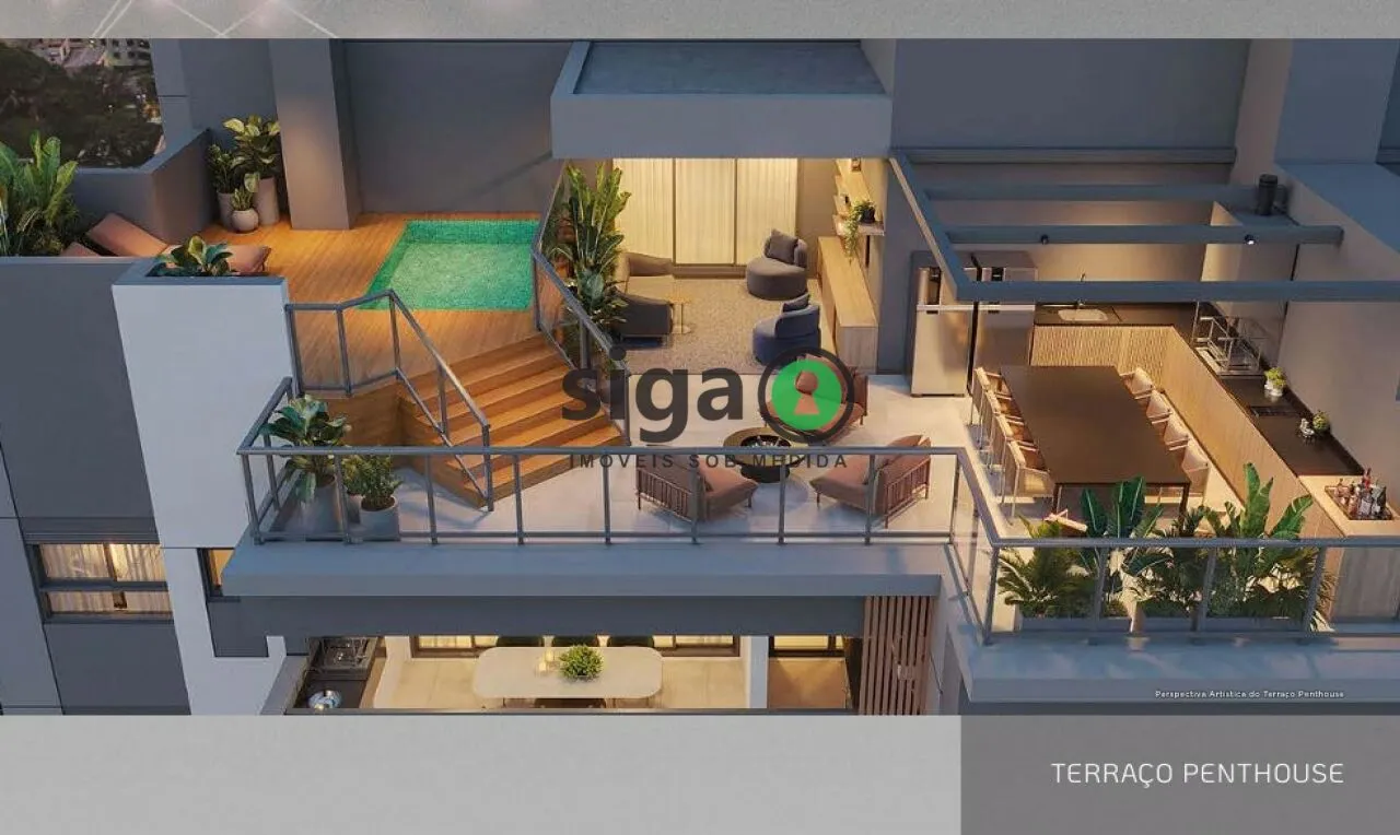 Foto do imóvel Cobertura Penthouse para venda no Campo Belo - São Paulo, SP