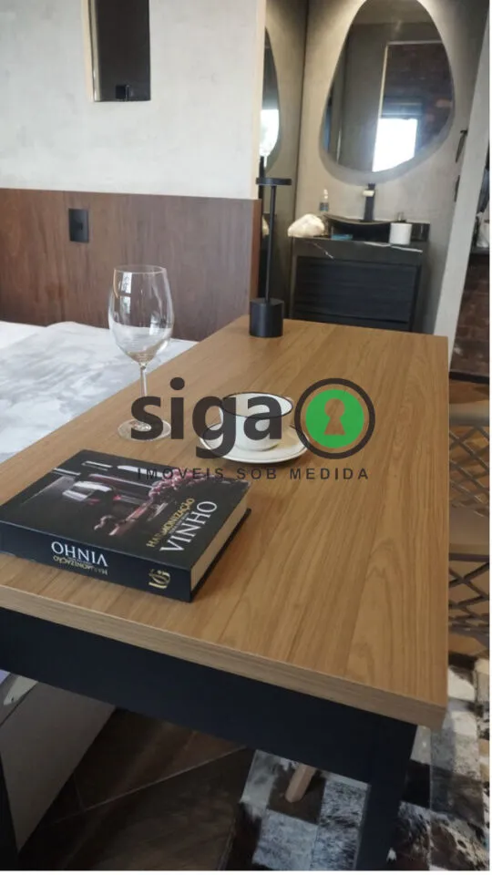 Imagem Studio Mobiliado Pronto para Morar no Condomínio Kronos.