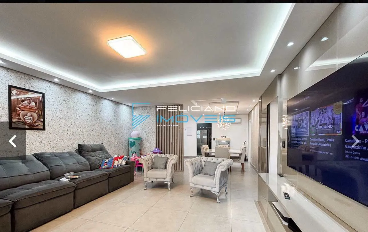 Imagem Apartamento com 3 quartos, Guilhermina, Praia Grande - R$ 1.5 mi, Cod: 7487