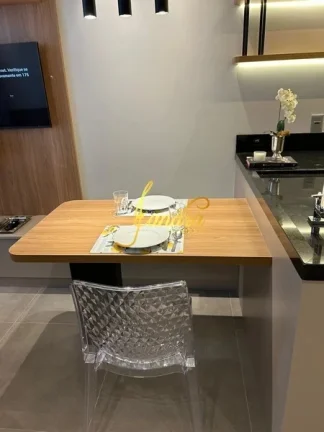Imagem Loft(JK) com box e infra MOBILIADO E DECORADO, climatizado