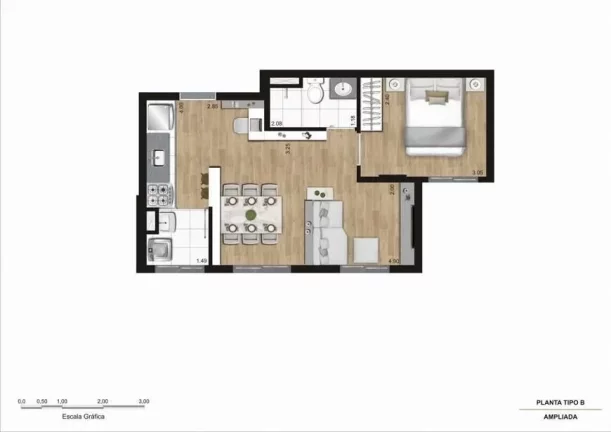 Imagem KZ VISION FREGUESIA - KAZZAS - Apto de 42m², 2 dormitórios, com fácil acesso à Marginal Tietê!