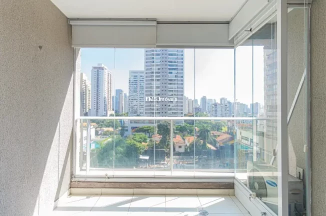 Imagem Studio para locação no Brooklin com 1 suíte, 1 banheiro, 1 vaga, 33m².