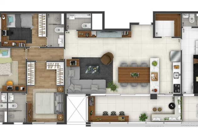 Imagem Apartamento com 3 Quartos à Venda, 140 m² em Vila Clementino - São Paulo