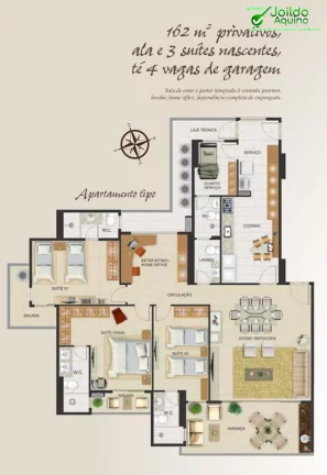 Imagem Apartamento de 3 suítes, varanda gourmet, Na aldeota perto de tudo......