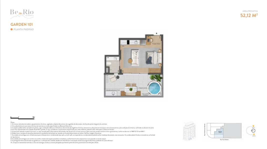 Imagem Be.in.Rio Paul Redfern 40 - Studios em Ipanema | Zona Sul