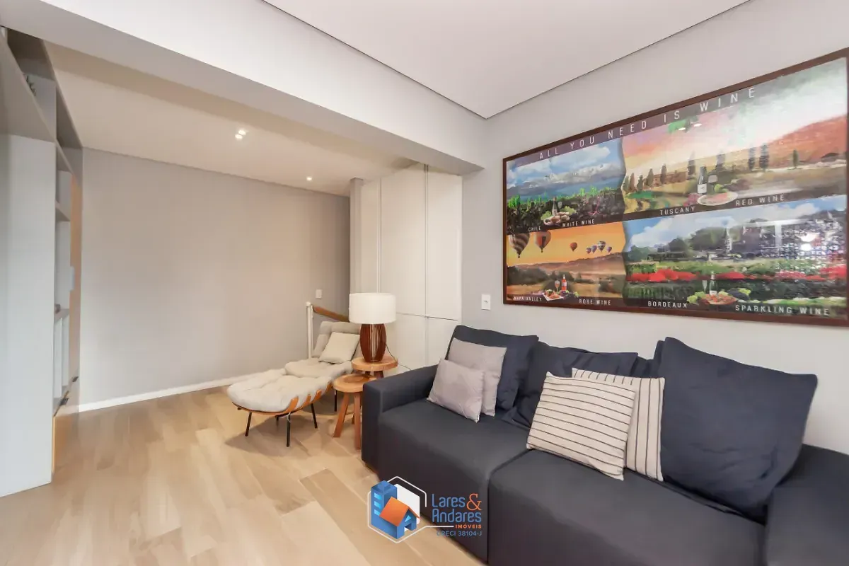 Imagem Duplex para venda em Pinheiros com 2 quartos, sendo 2 suítes, 75m²