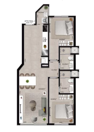 Imagem Ilha de Saona - Apartamento à venda no bairro Zona Nova - Capão da Canoa/RS