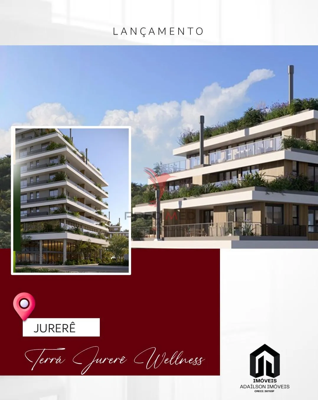 Imagem Unidades habitacionais do Terrá Jurerê Rua das Piraúnas, Jurerê, Florianópolis - SC Brasil