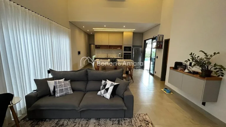 Imagem Esta casa térrea une modernidade, conforto e inovação em cada detalhe. Com 194 m² de área const...