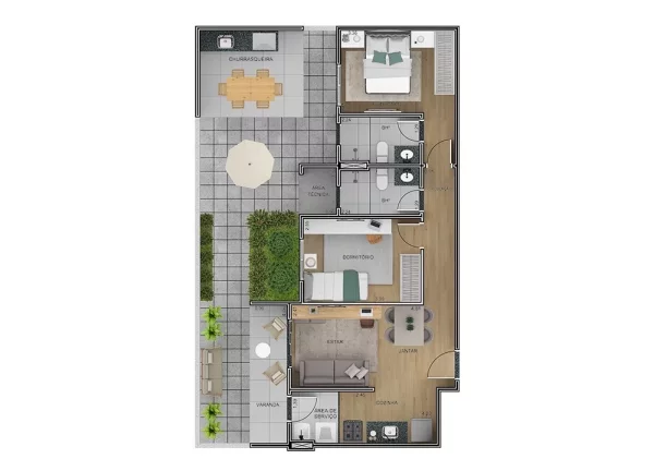 Imagem Residencial Jardins de Higienópolis - 2 e 3 dormitórios
