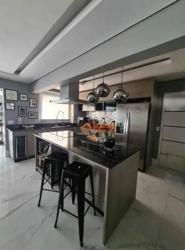 Imagem Apartamento com 3 dormitórios à venda, 122 m² por R$ 1.599.000 - Jardim Flor da Montanha - Guarulhos/SP Porteira fechada