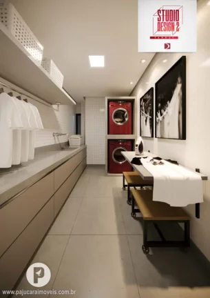 Imagem 02 Quartos [61m²] ÷ em 100 meses, próx. ao Vera Arruda e Tor