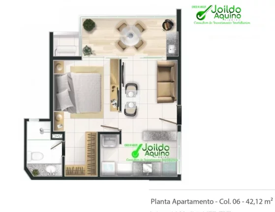 Imagem Apartamentos de 1,2 e 3 quartos, no melhor da Praia de Iracema