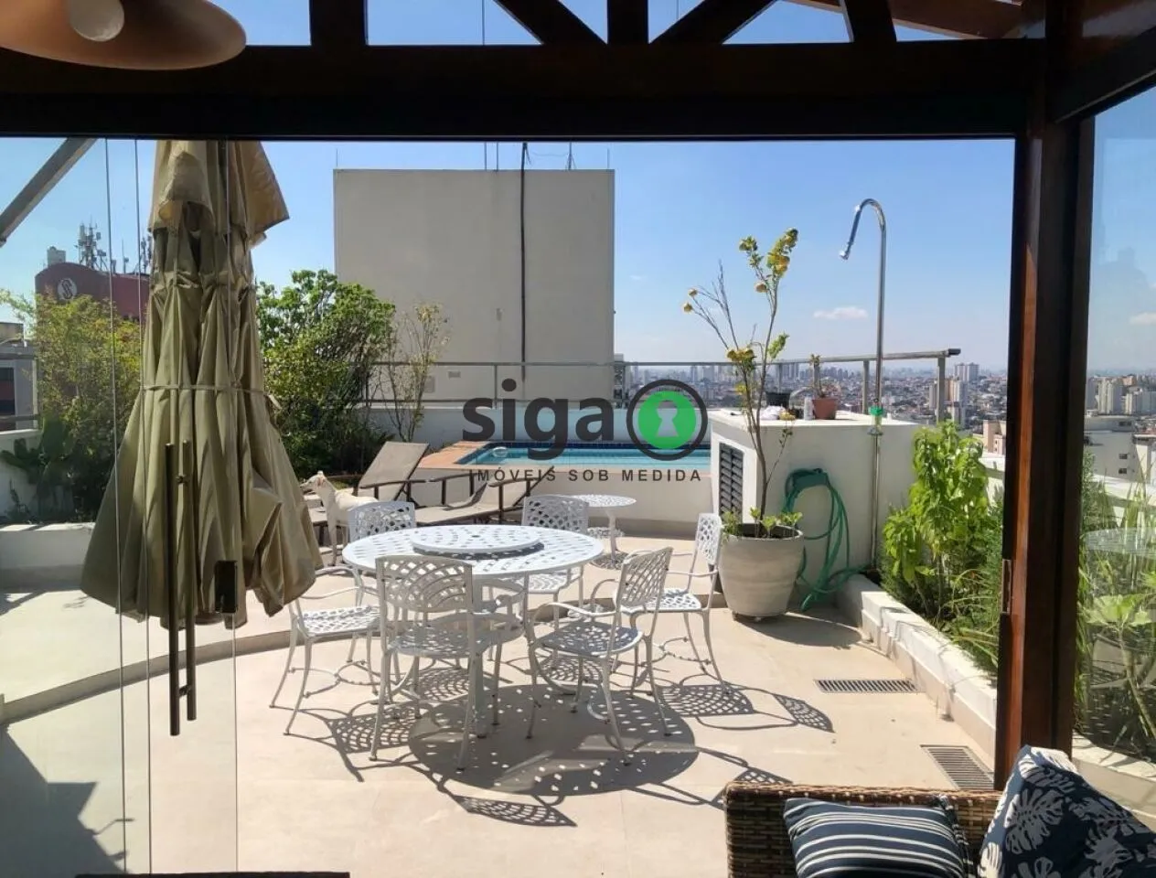 Imagem Coberta Duplex à venda com 355m², 4 quartos e 3 vagas
