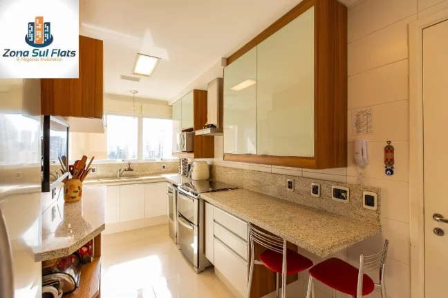 Imagem Apartamento Alto Padrão à Venda No Campo Belo Com 3 Suítes e 3 Vagas - Varanda Gourmet