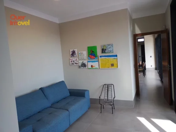 Imagem Residência de luxo no Condomínio Villa Di Maria: 3 suítes, 263,33 m² em Quintas de São José, Ribeirão Preto-SP - Quer Imóvel Negócios Imobiliários.