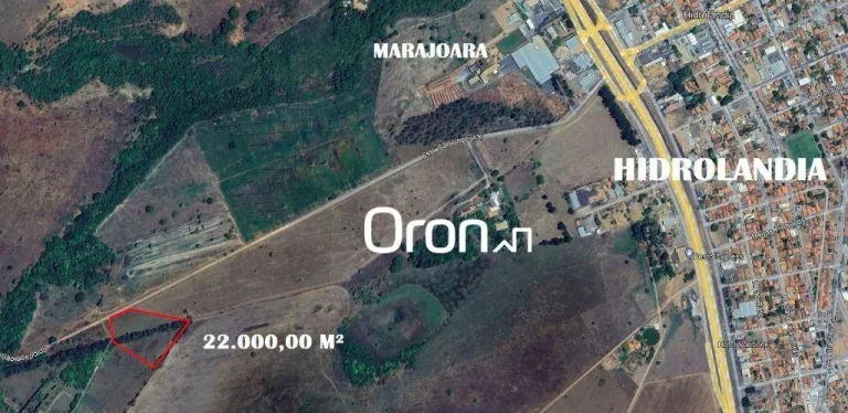 Imagem Área à venda, 22000 m² por R$ 1.200.000,00 - Zona Rural - Hidrolândia/GO