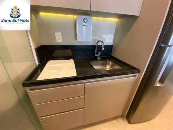Imagem Apartamento Para Venda No Brooklin Com 1 Suíte e 1 Vaga - Mobiliado