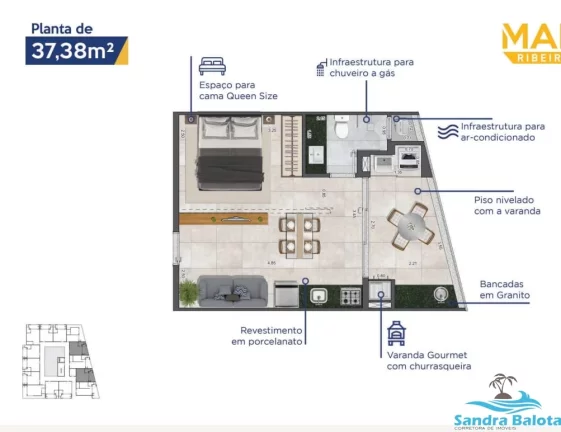 Imagem Mar Ribeira/Lofts no Saco da Ribeira