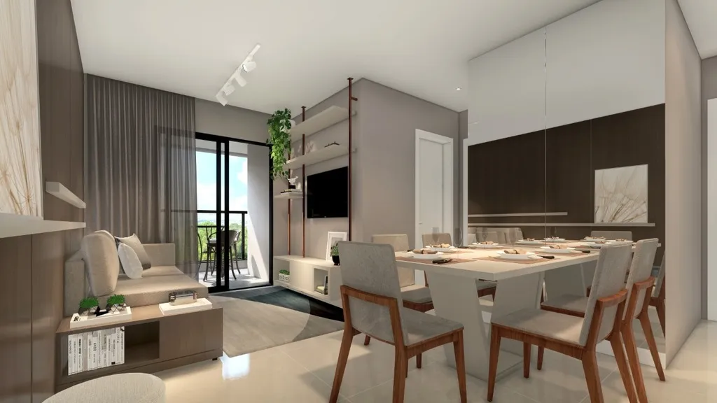 Imagem Apartamento à venda em Curitiba-PR, Boa Vista: 2 quartos, 1 suíte, 2 banheiros, 1 vaga, 62,11 m² de área