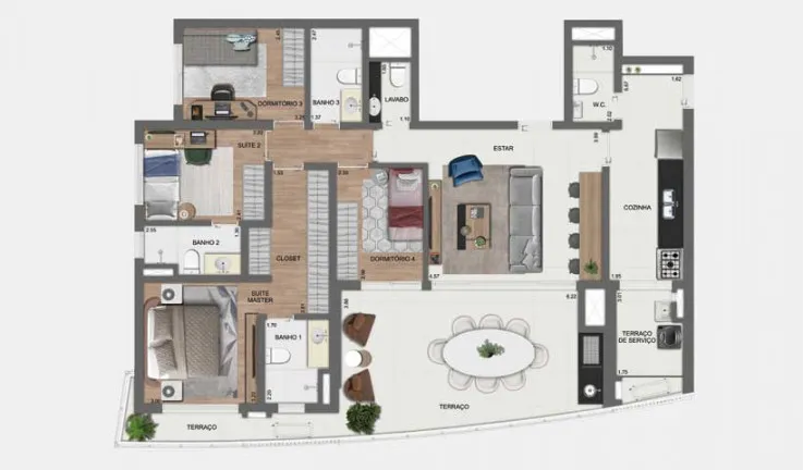 Imagem Apartamento com 4 Quartos à Venda, 142 m² em Jardim das Acácias - São Paulo