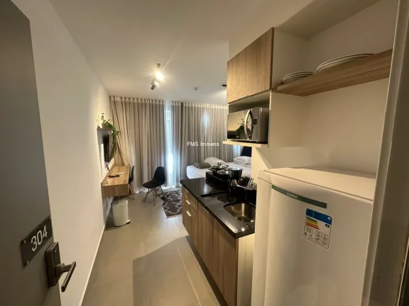 Imagem Apartamento para venda ou locação em Cerqueira César, São Paulo-SP: 1 quarto, 1 banheiro, 30m² de área.